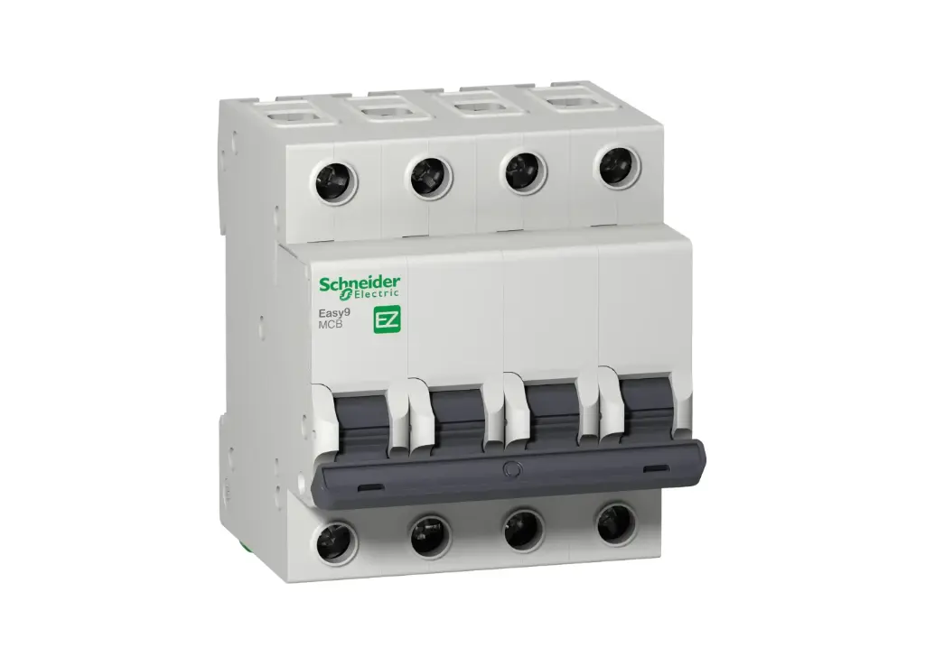 MCB | Easy9 | 4-pole | C Curve | 3kA