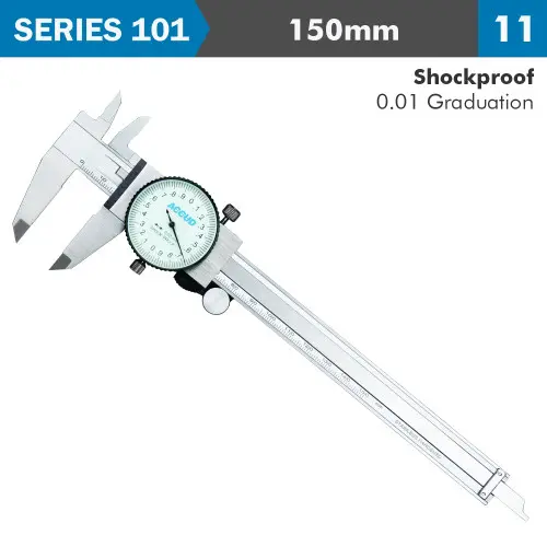 Dial Caliper 150mm 0.03mm accuracy s/steel