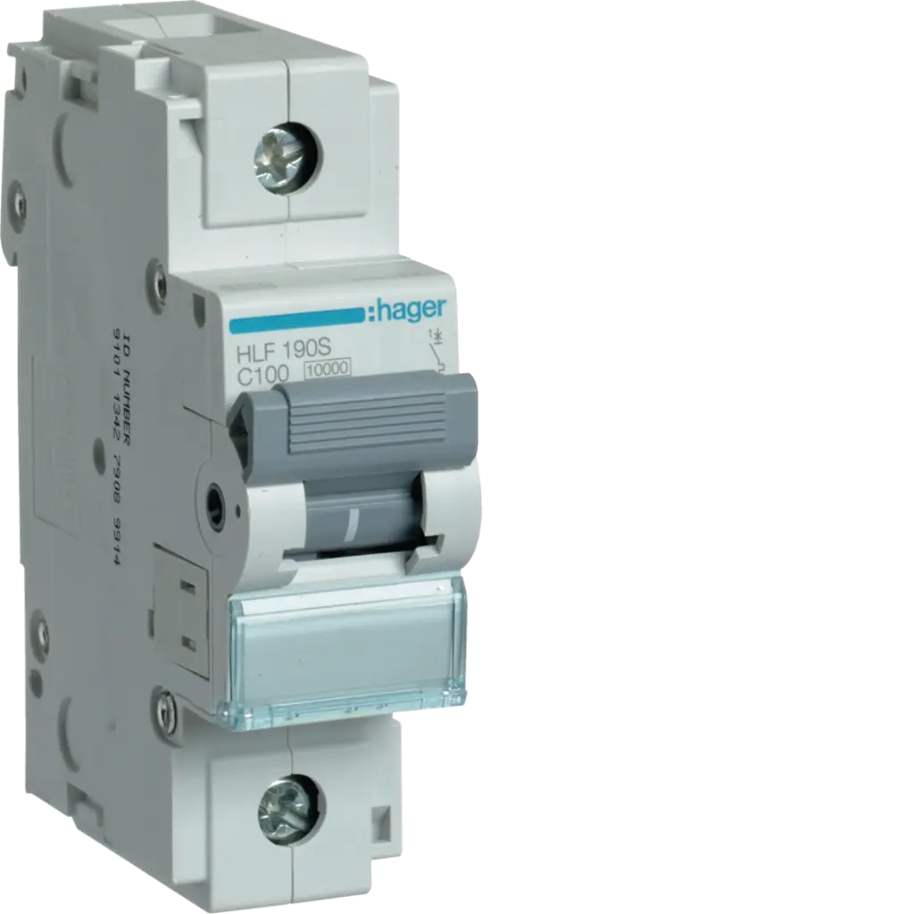 100A 1P 10KA C-CURVE MCB