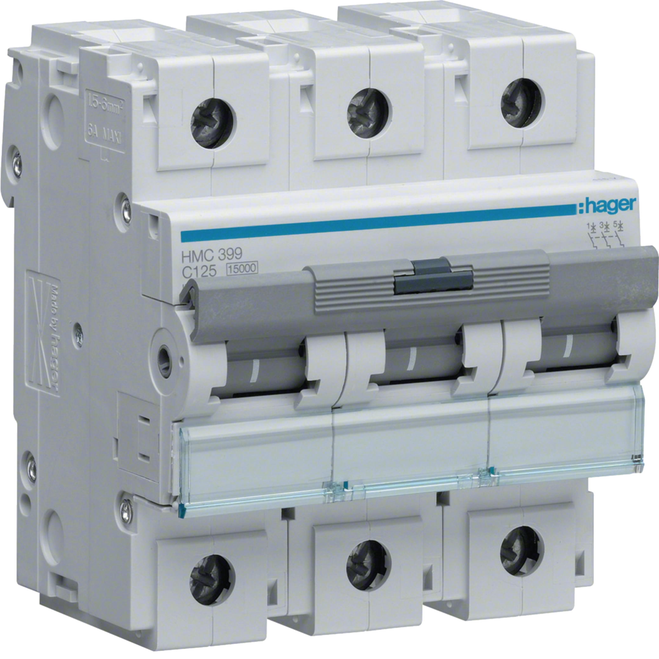[HMC399] 125A 3P 15KA C-CURVE MCB