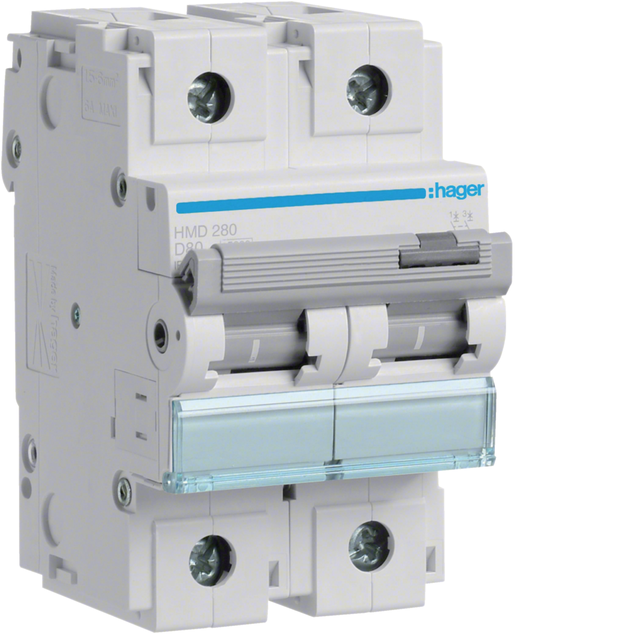 80A 2P 15KA D-CURVE MCB