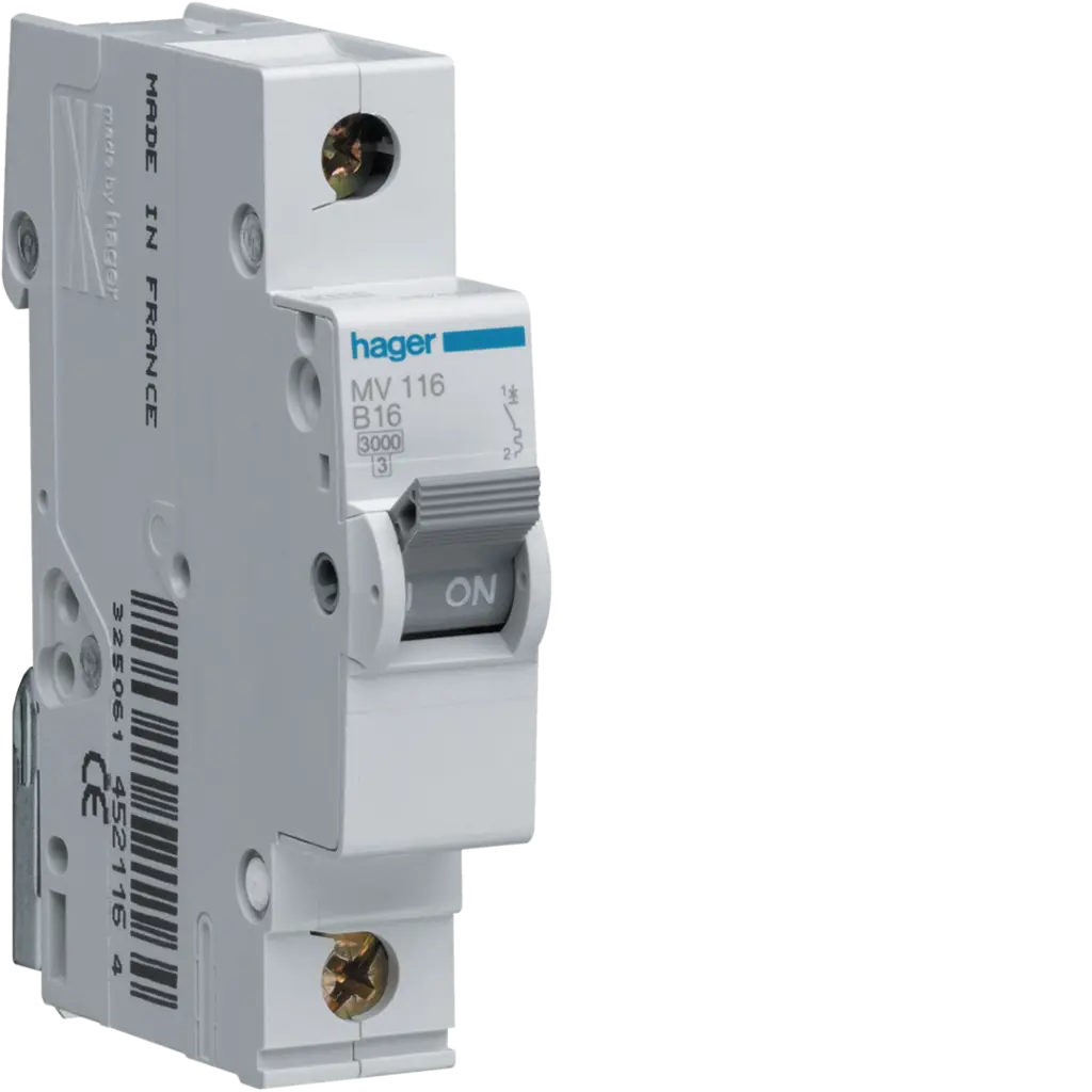 16A 1P 3KA C-CURVE MCB