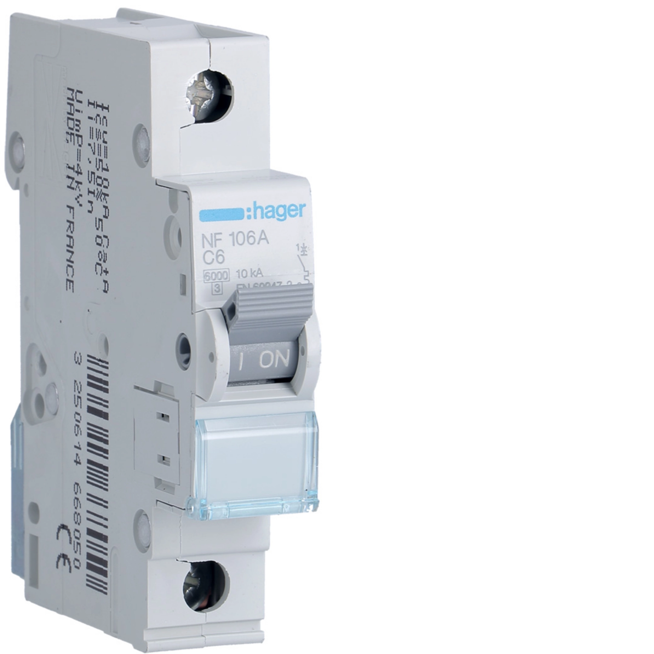 6A 1P 10KA C-CURVE MCB