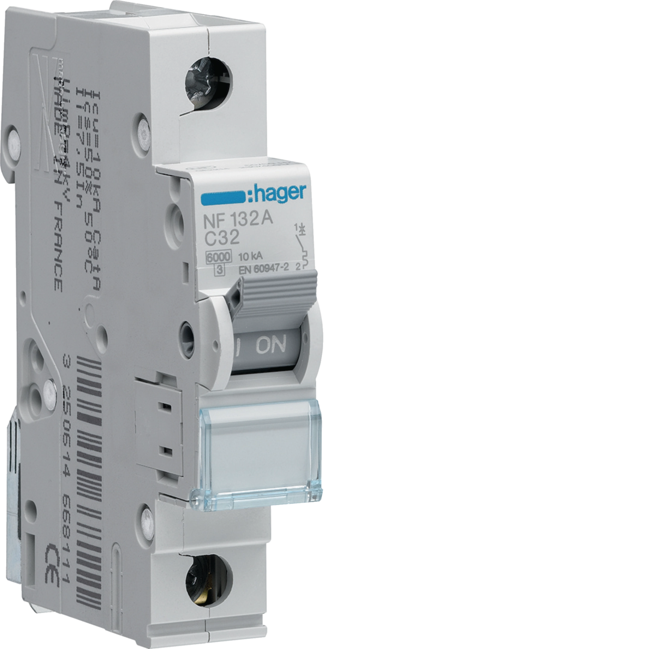 32A 1P 10KA C-CURVE MCB