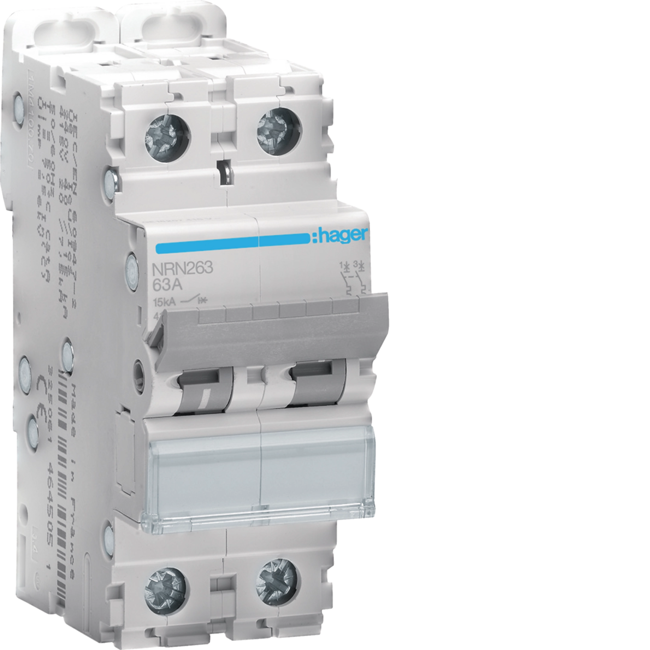 [NRN263] 63A 2P 15KA C-CURVE MCB