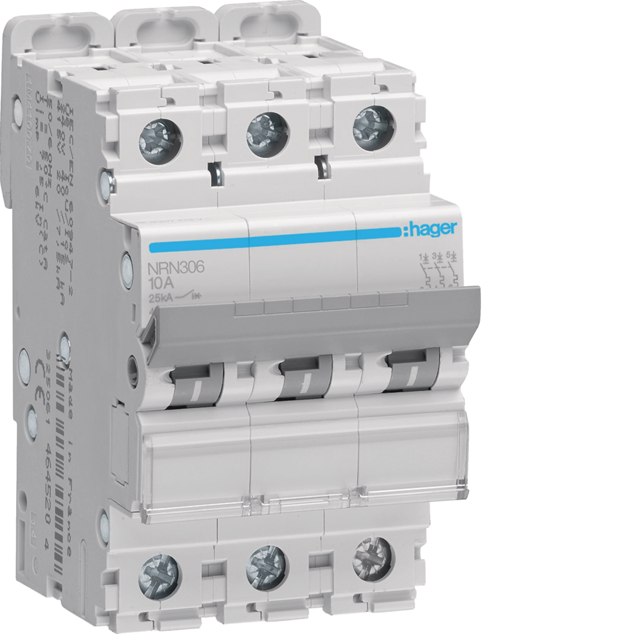 6A 3P 25KA C-CURVE MCB