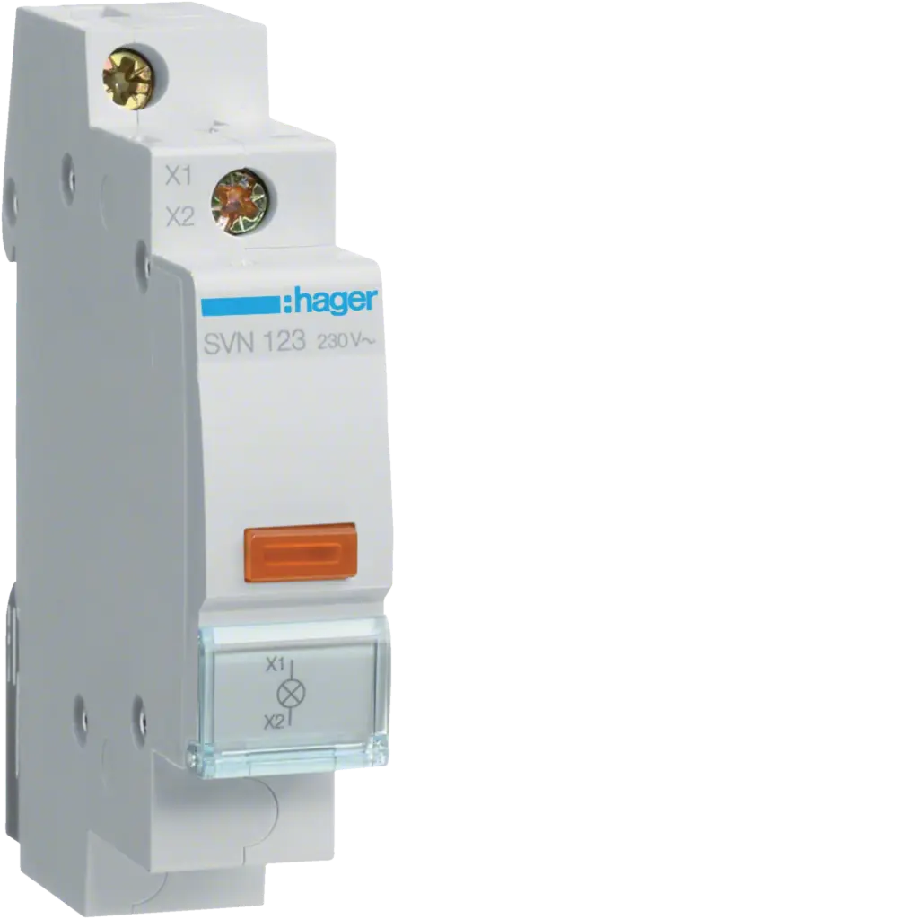 AMBER LED INDICATING LIGHT 230V