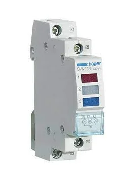 IND LIGHT RED-CLEAR-BLUE 230VAC