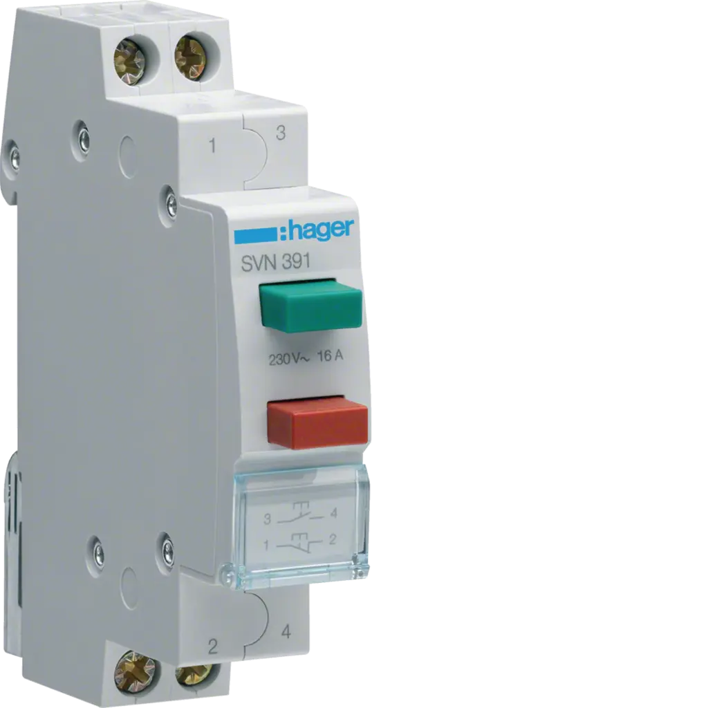 NO GREEN NC RED DBL PUSHBUTTON