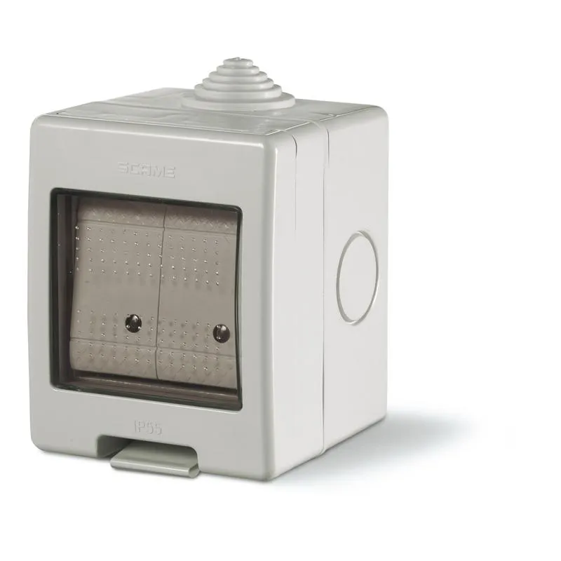 [136.5122-303] 16A 2x1P IP55 SURFACE MNT SWITCH