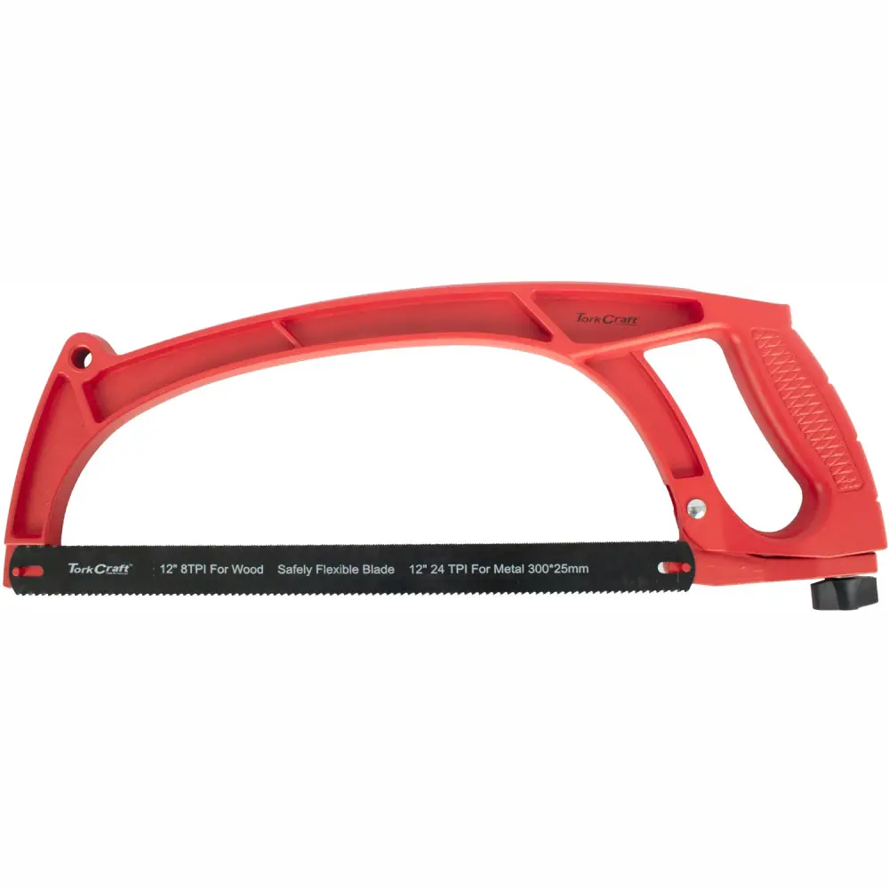 Alluminium Alloy Hacksaw frame 300mm incl. Double Edge Blade
