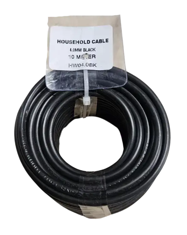 Cable | House Wire Pre-packed (1.5mm², Black, 10m)