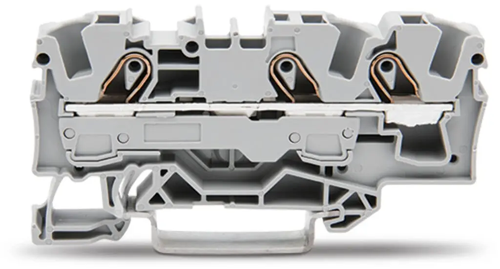 [2006-1301] Wago 6mm 3-wire through connector Grey