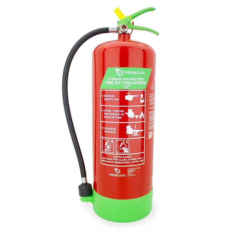Fireblock 9l Lithium Battery Fire Extinguisher