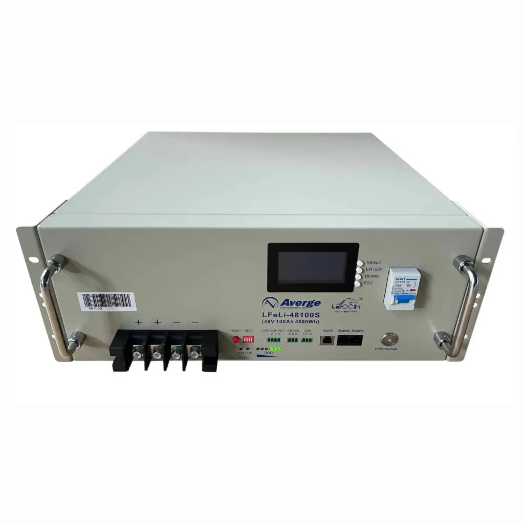 Leoch LFeLi 48100S2 — 48V 100Ah LiFePO4 Rack Battery