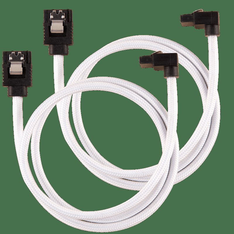 !!Corsair Sata 60cm Whi L-shap