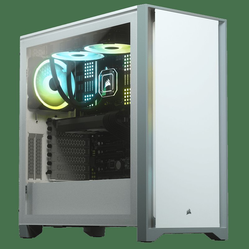 !!Corsair 4000D Wh+Temper glas