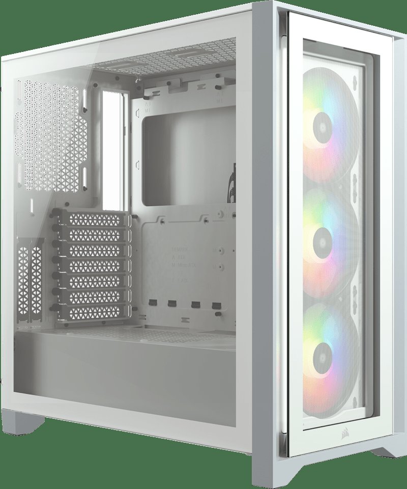 !!Corsair 4000X Rgb White+Tg