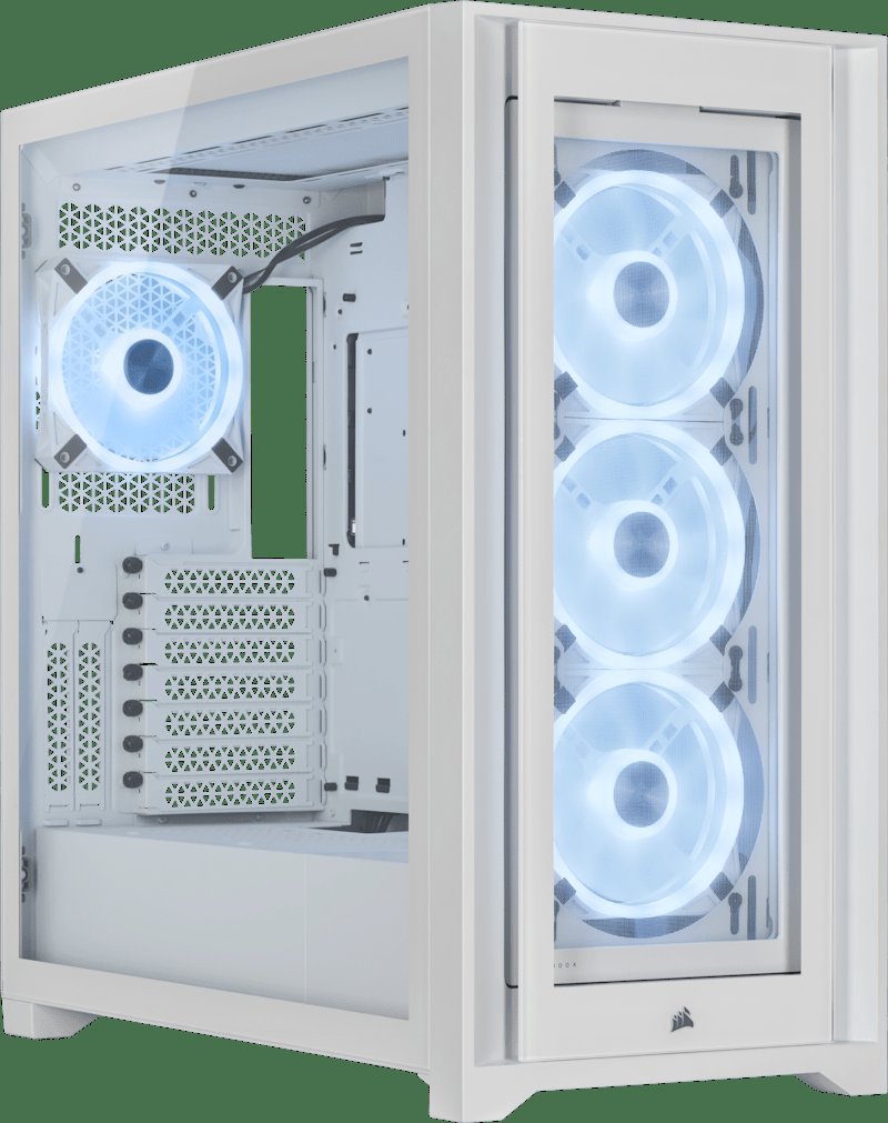 !!Corsair 5000X Rgb Ql White+T
