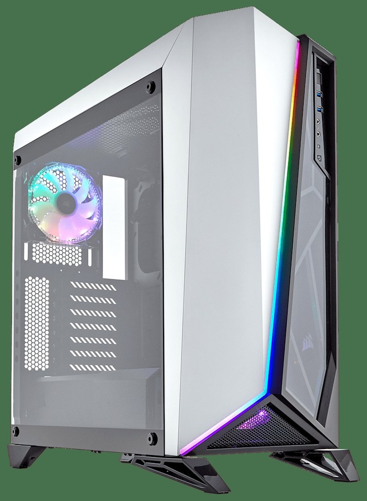 !!Corsair Omega Whi+Blk-Rgb+TG
