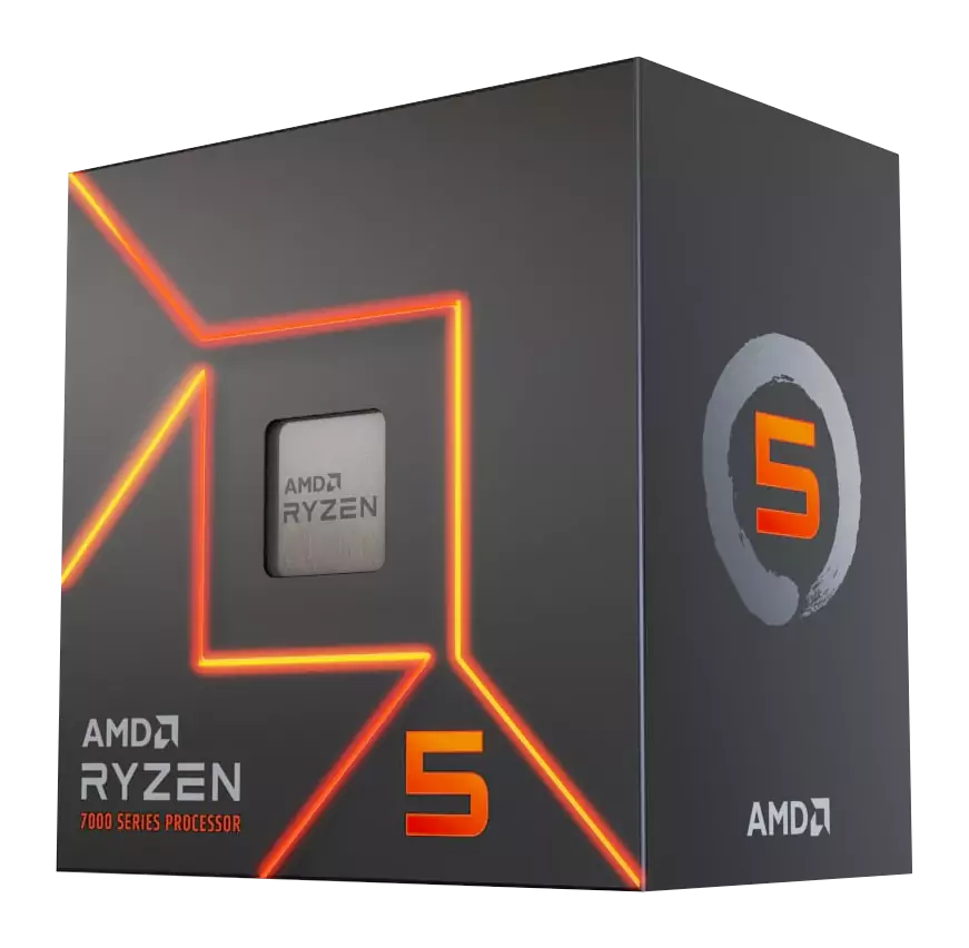 AMD Ryzen 5 7600 - 6-Core , 3.8Ghz , AM5 CPU