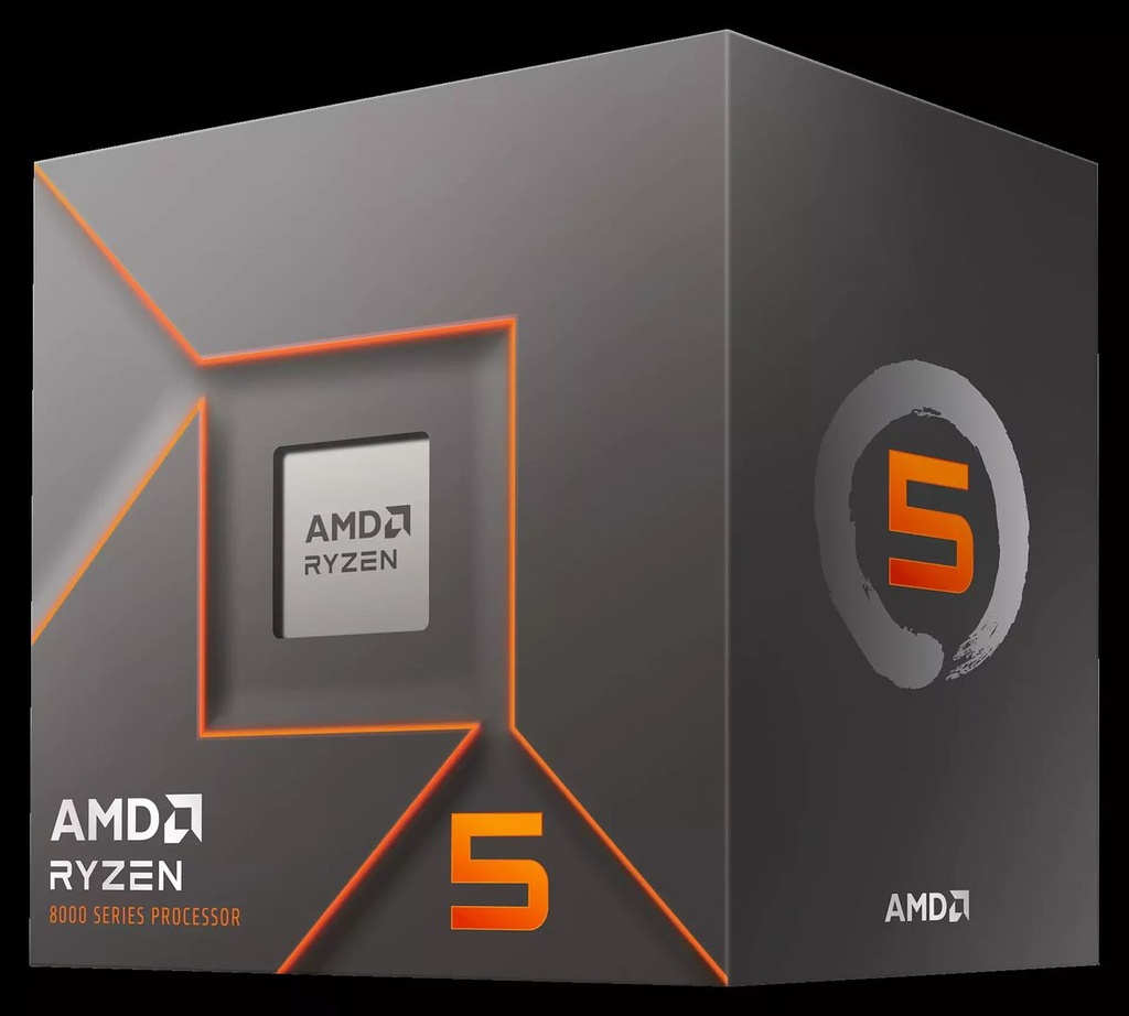 [CP-AY8400+F] AMD Ryzen 5 8400F - 6-Core , 4.2Ghz , AM5 CPU