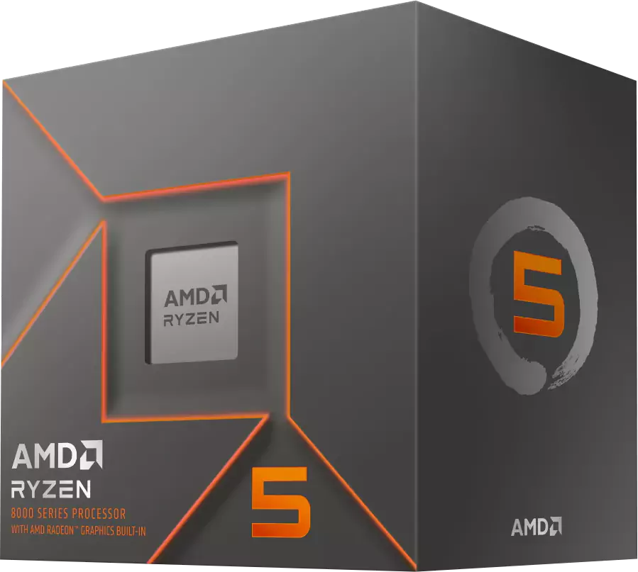 AMD Ryzen 5 8500G - 6-Core , 4.3Ghz , AM5 CPU
