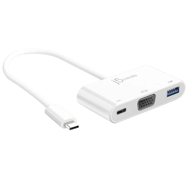 J5 JCA378 type-C D-SUB+U3 dock