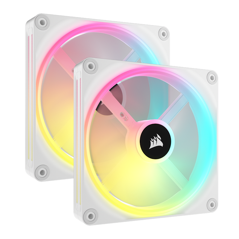 !!QX140 Wh rgb iCUE link x2