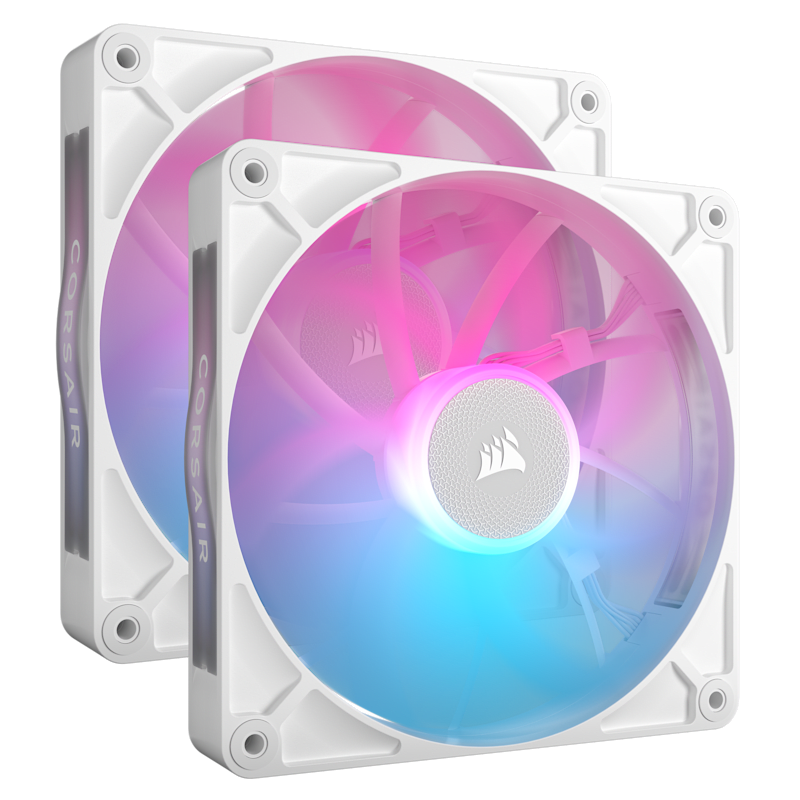 !!RX140 Wh Rgb iCUE link x2