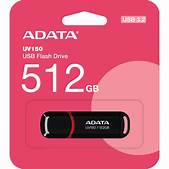 Adata UV150 512GB USB3.2 Gen1 Type-A Flash Drive - Black