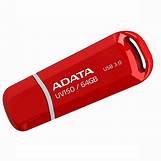 Adata UV150 64GB USB3.2 Gen1 Type-A Flash Drive - Red