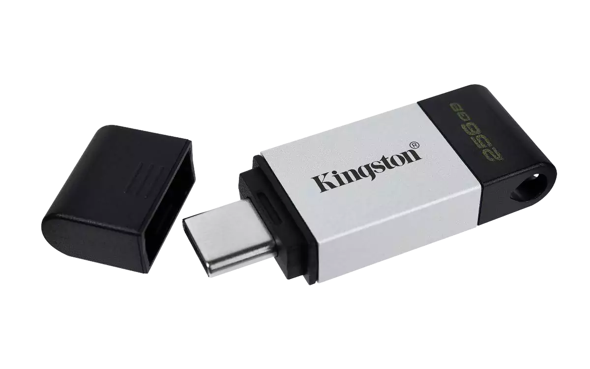 [FD-K256G80] Kingston DataTraveler 80 256GB USB3.2 Gen1 Type-C Flash Drive