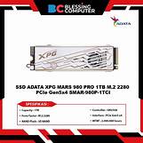 [HD-AG1TM980P] Adata nGff/m.2 1T Mars980Pro