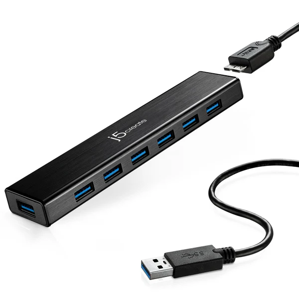 [HU-JUH377] J5create JUH377 7xU3 hub+adapt
