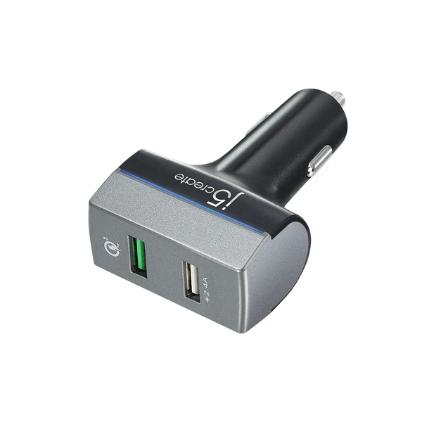 !!J5 JUPV20 QC+USB-car charger