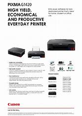 Canon pixma G1420