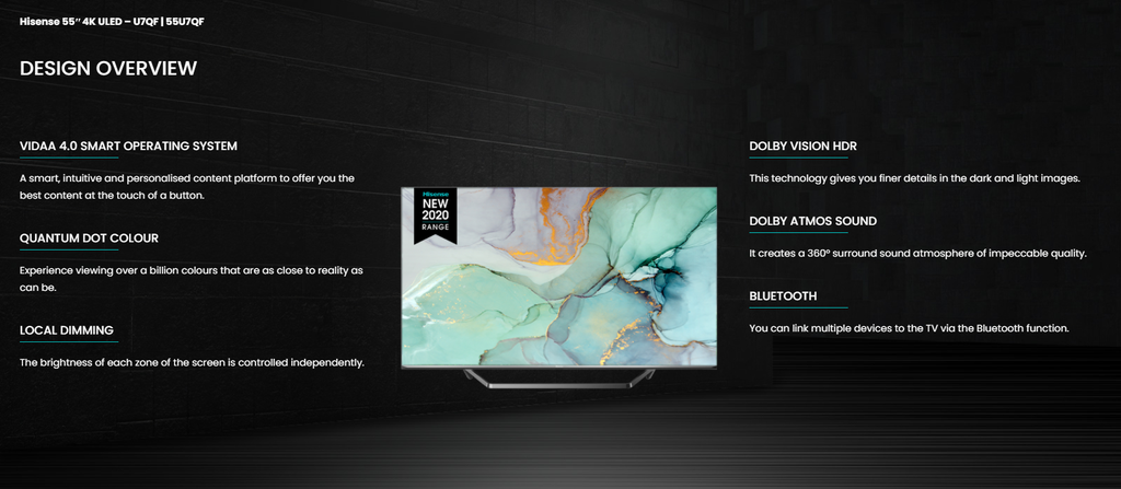 [LC-H55U7QF] *Hisense n55U7QF 55" uhd