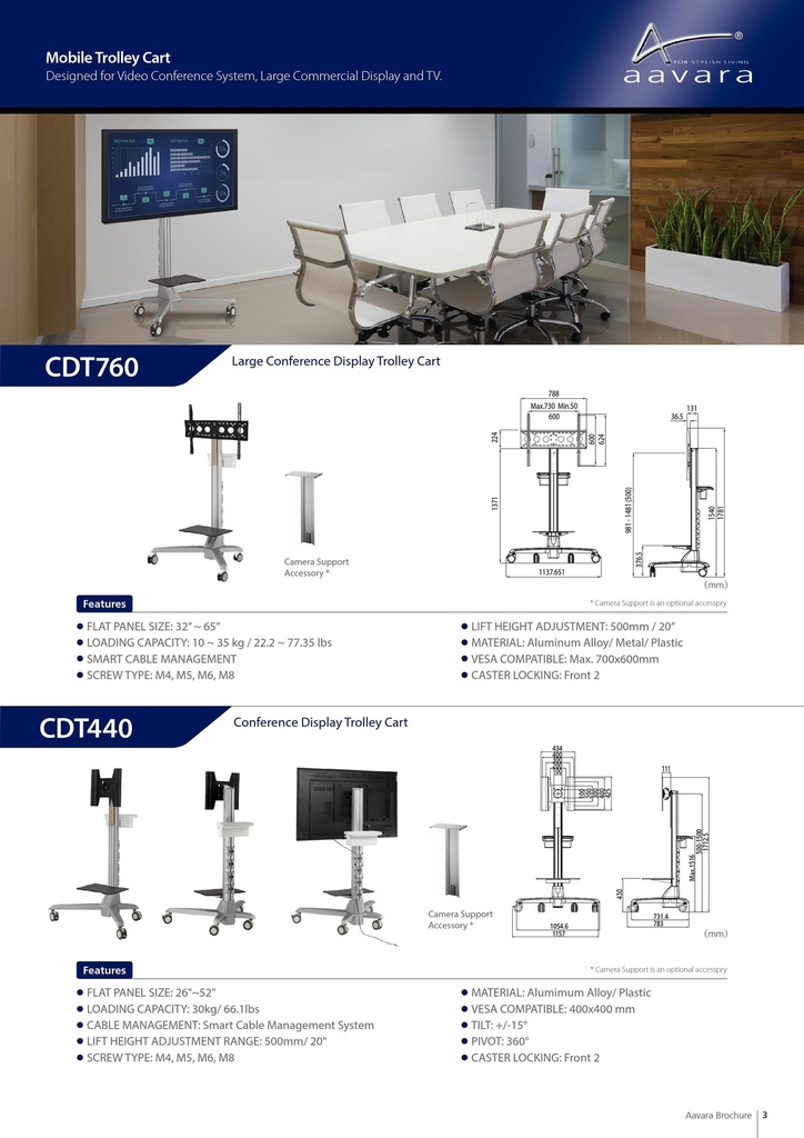 *Aavara CDT760 tv cart