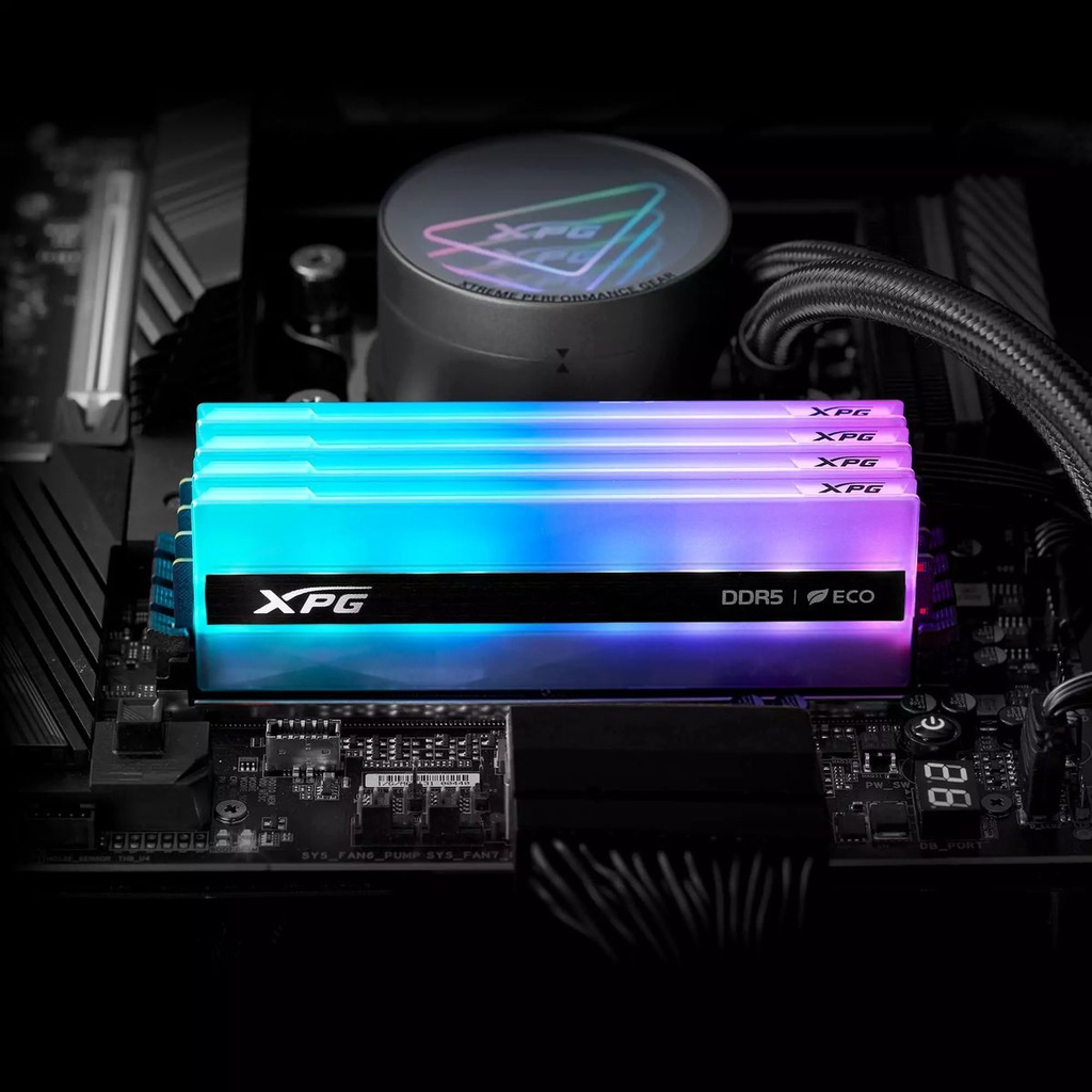 [ME-AD51660RN30] Adata XPG Lancer Neon RGB - 16GB x1 (16GB) , DDR5-6000MT/s , CL30