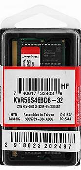 Kingston ValueRam - 32GB x1 (32GB), DDR5-5600MT/s, CL46, SO-DIMM