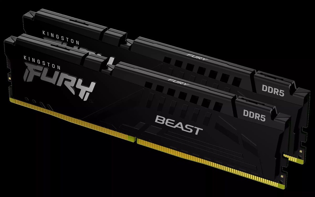 Kingston Fury Beast - 16GB x2 (32GB) , DDR5-6800MT/s , CL34 , Black