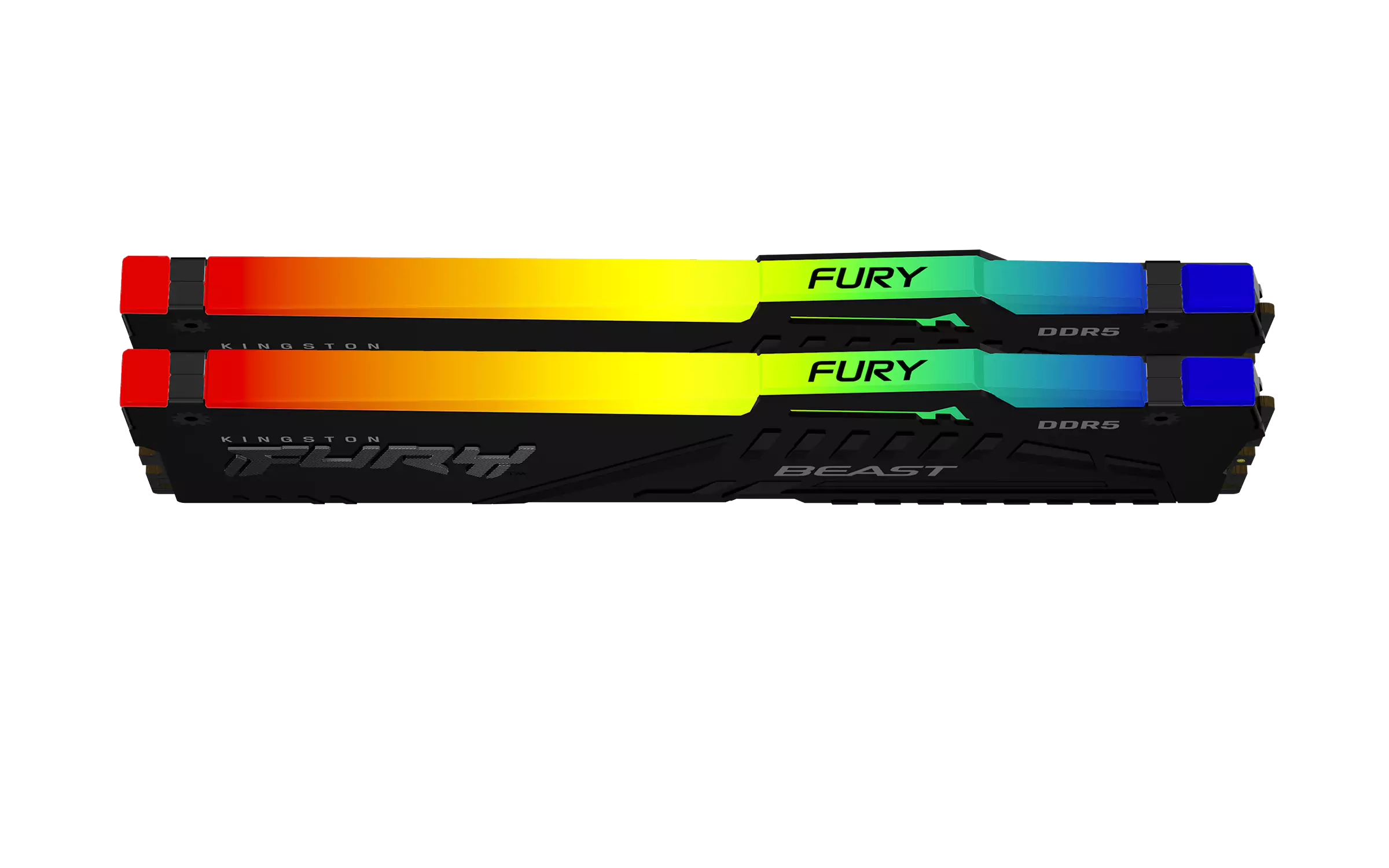 Kingston Fury Beast RGB - 32GB x2 (64GB) , DDR5-6000MT/s , CL36 , Black