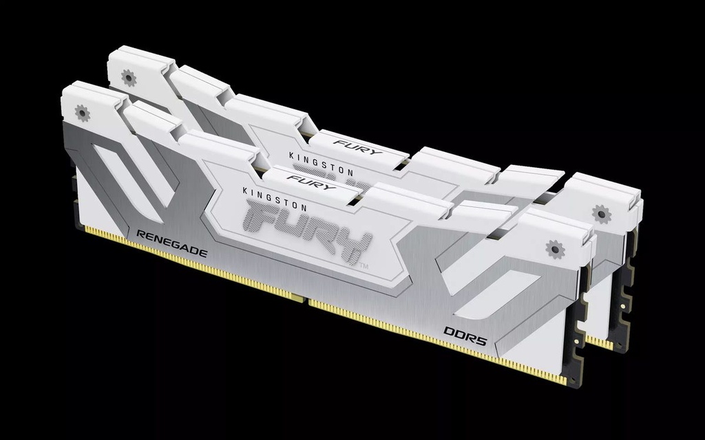 Kingston Fury Renegade - 32GB x2 (64GB) , DDR5-6400MT/s , CL32 , White