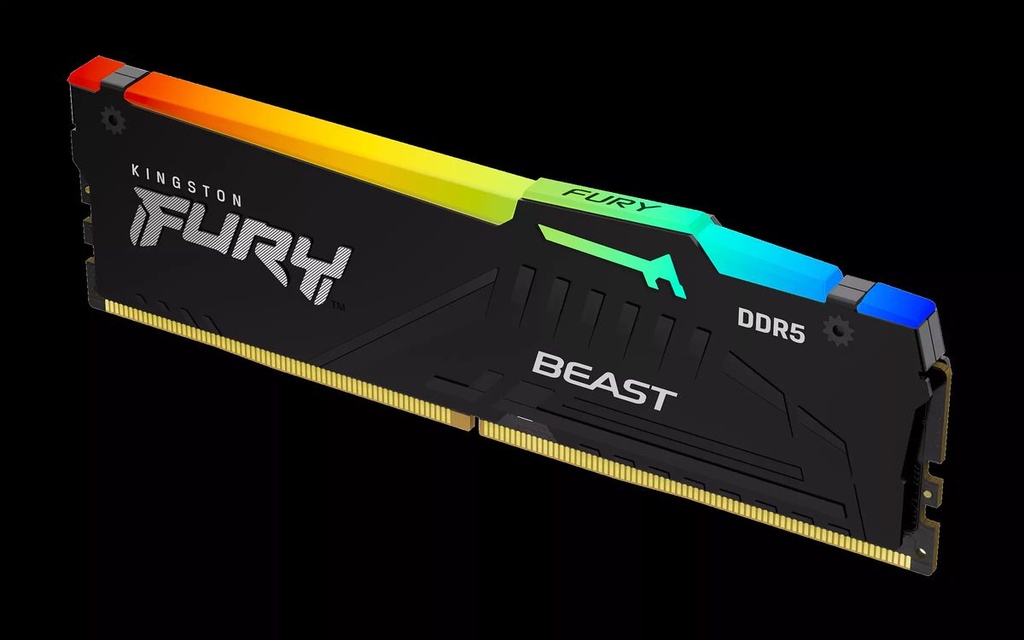 [ME-KD56456R36] Kingston Fury Beast RGB - 64GB x1 (64GB) , DDR5-5600MT/s , CL36 , Black