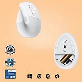 Logitech Lift Vertical Whi