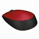[MO-LM171BR] Logitech M171 Blk+Red c/less