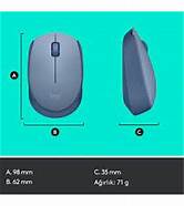 Logitech M171 bLu+Gr c/less
