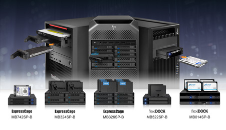 [MR-I014] Icydock mb014sp -4x2.5"->5.25"