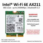 Intel Wifi6e AX211 m.2 key-e